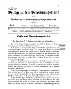 Verordnungsblatt für den Dienstbereich des K.K. Finanzministeriums für die im Reichsrate vertretenen Königreiche und Länder