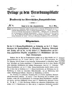 Verordnungsblatt für den Dienstbereich des K.K. Finanzministeriums für die im Reichsrate vertretenen Königreiche und Länder