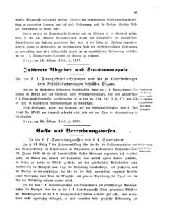 Verordnungsblatt für den Dienstbereich des K.K. Finanzministeriums für die im Reichsrate vertretenen Königreiche und Länder 18550309 Seite: 3