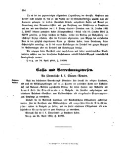 Verordnungsblatt für den Dienstbereich des K.K. Finanzministeriums für die im Reichsrate vertretenen Königreiche und Länder 18550508 Seite: 12