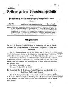 Verordnungsblatt für den Dienstbereich des K.K. Finanzministeriums für die im Reichsrate vertretenen Königreiche und Länder