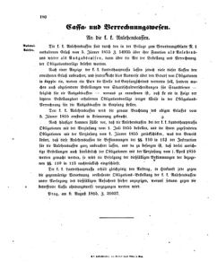 Verordnungsblatt für den Dienstbereich des K.K. Finanzministeriums für die im Reichsrate vertretenen Königreiche und Länder 18550824 Seite: 8