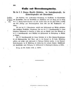 Verordnungsblatt für den Dienstbereich des K.K. Finanzministeriums für die im Reichsrate vertretenen Königreiche und Länder 18551031 Seite: 6