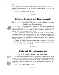 Verordnungsblatt für den Dienstbereich des K.K. Finanzministeriums für die im Reichsrate vertretenen Königreiche und Länder 18560226 Seite: 2