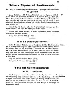 Verordnungsblatt für den Dienstbereich des K.K. Finanzministeriums für die im Reichsrate vertretenen Königreiche und Länder 18571016 Seite: 7