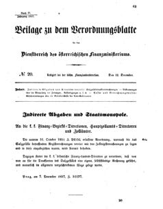 Verordnungsblatt für den Dienstbereich des K.K. Finanzministeriums für die im Reichsrate vertretenen Königreiche und Länder