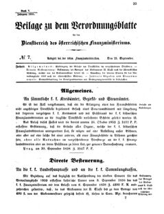 Verordnungsblatt für den Dienstbereich des K.K. Finanzministeriums für die im Reichsrate vertretenen Königreiche und Länder 18580802 Seite: 3