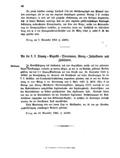 Verordnungsblatt für den Dienstbereich des K.K. Finanzministeriums für die im Reichsrate vertretenen Königreiche und Länder 18581121 Seite: 2