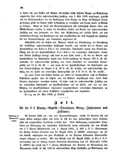 Verordnungsblatt für den Dienstbereich des K.K. Finanzministeriums für die im Reichsrate vertretenen Königreiche und Länder 18590630 Seite: 2