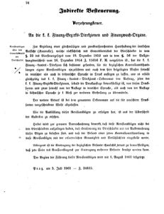 Verordnungsblatt für den Dienstbereich des K.K. Finanzministeriums für die im Reichsrate vertretenen Königreiche und Länder 18610725 Seite: 2