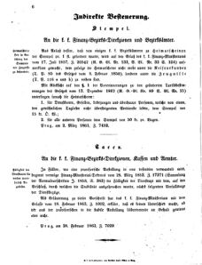 Verordnungsblatt für den Dienstbereich des K.K. Finanzministeriums für die im Reichsrate vertretenen Königreiche und Länder 18630307 Seite: 2