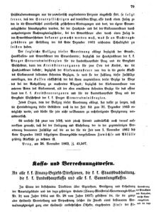 Verordnungsblatt für den Dienstbereich des K.K. Finanzministeriums für die im Reichsrate vertretenen Königreiche und Länder 18631127 Seite: 3