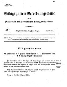 Verordnungsblatt für den Dienstbereich des K.K. Finanzministeriums für die im Reichsrate vertretenen Königreiche und Länder