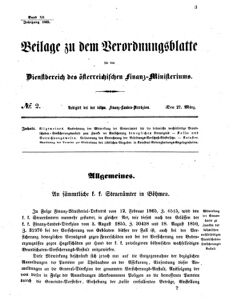 Verordnungsblatt für den Dienstbereich des K.K. Finanzministeriums für die im Reichsrate vertretenen Königreiche und Länder