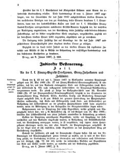 Verordnungsblatt für den Dienstbereich des K.K. Finanzministeriums für die im Reichsrate vertretenen Königreiche und Länder 18670110 Seite: 2