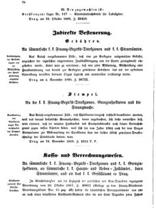 Verordnungsblatt für den Dienstbereich des K.K. Finanzministeriums für die im Reichsrate vertretenen Königreiche und Länder 18681128 Seite: 2