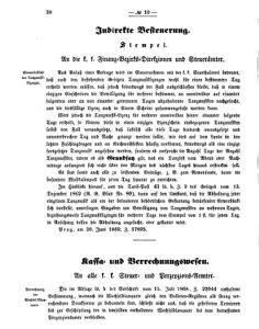 Verordnungsblatt für den Dienstbereich des K.K. Finanzministeriums für die im Reichsrate vertretenen Königreiche und Länder 18690701 Seite: 2