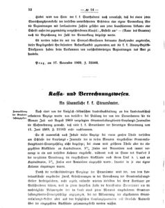 Verordnungsblatt für den Dienstbereich des K.K. Finanzministeriums für die im Reichsrate vertretenen Königreiche und Länder 18691123 Seite: 2