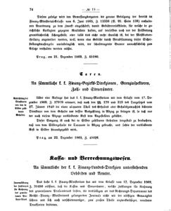 Verordnungsblatt für den Dienstbereich des K.K. Finanzministeriums für die im Reichsrate vertretenen Königreiche und Länder 18691230 Seite: 2