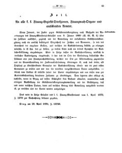 Verordnungsblatt für den Dienstbereich des K.K. Finanzministeriums für die im Reichsrate vertretenen Königreiche und Länder 18700514 Seite: 7