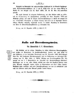 Verordnungsblatt für den Dienstbereich des K.K. Finanzministeriums für die im Reichsrate vertretenen Königreiche und Länder 18701216 Seite: 2