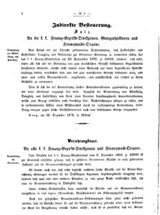 Verordnungsblatt für den Dienstbereich des K.K. Finanzministeriums für die im Reichsrate vertretenen Königreiche und Länder 18710105 Seite: 2