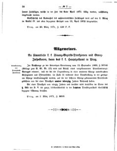 Verordnungsblatt für den Dienstbereich des K.K. Finanzministeriums für die im Reichsrate vertretenen Königreiche und Länder 18710331 Seite: 2