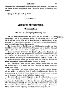 Verordnungsblatt für den Dienstbereich des K.K. Finanzministeriums für die im Reichsrate vertretenen Königreiche und Länder 18710725 Seite: 3