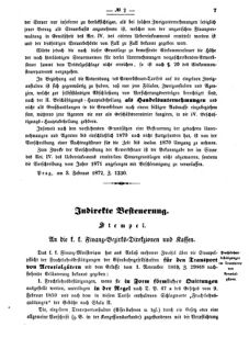 Verordnungsblatt für den Dienstbereich des K.K. Finanzministeriums für die im Reichsrate vertretenen Königreiche und Länder 18720217 Seite: 5