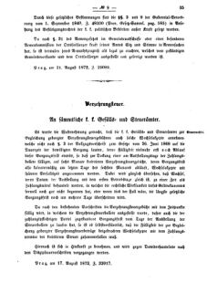 Verordnungsblatt für den Dienstbereich des K.K. Finanzministeriums für die im Reichsrate vertretenen Königreiche und Länder 18720907 Seite: 5