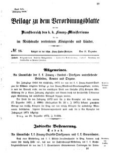 Verordnungsblatt für den Dienstbereich des K.K. Finanzministeriums für die im Reichsrate vertretenen Königreiche und Länder