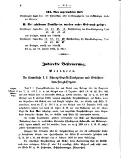 Verordnungsblatt für den Dienstbereich des K.K. Finanzministeriums für die im Reichsrate vertretenen Königreiche und Länder 18730208 Seite: 2