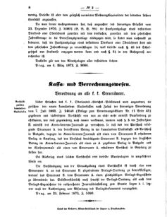 Verordnungsblatt für den Dienstbereich des K.K. Finanzministeriums für die im Reichsrate vertretenen Königreiche und Länder 18730208 Seite: 4