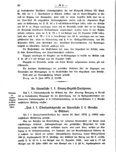 Verordnungsblatt für den Dienstbereich des K.K. Finanzministeriums für die im Reichsrate vertretenen Königreiche und Länder 18730613 Seite: 2