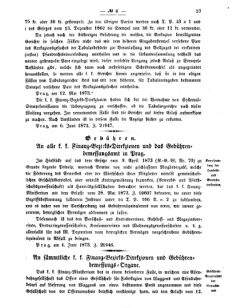 Verordnungsblatt für den Dienstbereich des K.K. Finanzministeriums für die im Reichsrate vertretenen Königreiche und Länder 18730613 Seite: 3