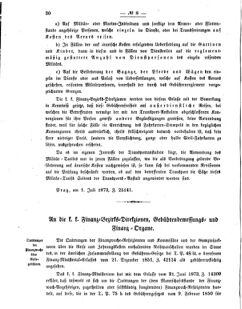 Verordnungsblatt für den Dienstbereich des K.K. Finanzministeriums für die im Reichsrate vertretenen Königreiche und Länder 18730712 Seite: 2