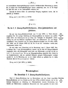 Verordnungsblatt für den Dienstbereich des K.K. Finanzministeriums für die im Reichsrate vertretenen Königreiche und Länder 18730712 Seite: 3