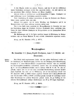 Verordnungsblatt für den Dienstbereich des K.K. Finanzministeriums für die im Reichsrate vertretenen Königreiche und Länder 18731211 Seite: 4