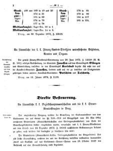 Verordnungsblatt für den Dienstbereich des K.K. Finanzministeriums für die im Reichsrate vertretenen Königreiche und Länder 18740117 Seite: 2