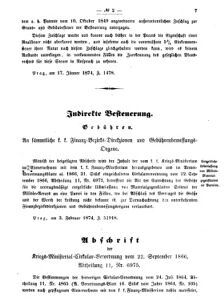 Verordnungsblatt für den Dienstbereich des K.K. Finanzministeriums für die im Reichsrate vertretenen Königreiche und Länder 18740211 Seite: 3