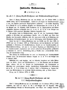 Verordnungsblatt für den Dienstbereich des K.K. Finanzministeriums für die im Reichsrate vertretenen Königreiche und Länder 18740312 Seite: 5