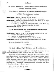 Verordnungsblatt für den Dienstbereich des K.K. Finanzministeriums für die im Reichsrate vertretenen Königreiche und Länder 18740410 Seite: 2