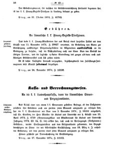 Verordnungsblatt für den Dienstbereich des K.K. Finanzministeriums für die im Reichsrate vertretenen Königreiche und Länder 18741203 Seite: 2