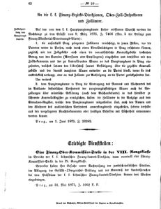 Verordnungsblatt für den Dienstbereich des K.K. Finanzministeriums für die im Reichsrate vertretenen Königreiche und Länder 18750607 Seite: 4