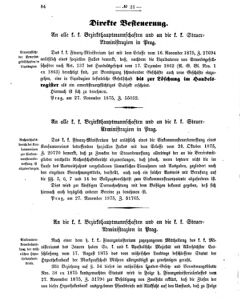 Verordnungsblatt für den Dienstbereich des K.K. Finanzministeriums für die im Reichsrate vertretenen Königreiche und Länder 18751216 Seite: 2