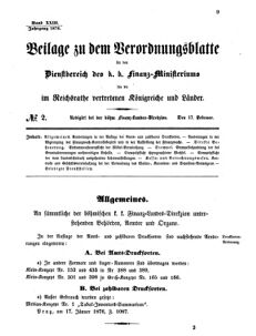 Verordnungsblatt für den Dienstbereich des K.K. Finanzministeriums für die im Reichsrate vertretenen Königreiche und Länder