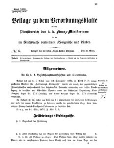 Verordnungsblatt für den Dienstbereich des K.K. Finanzministeriums für die im Reichsrate vertretenen Königreiche und Länder