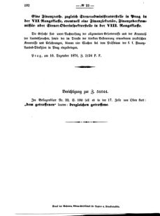 Verordnungsblatt für den Dienstbereich des K.K. Finanzministeriums für die im Reichsrate vertretenen Königreiche und Länder 18761215 Seite: 2