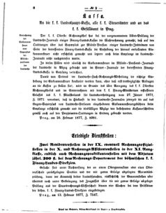 Verordnungsblatt für den Dienstbereich des K.K. Finanzministeriums für die im Reichsrate vertretenen Königreiche und Länder 18770310 Seite: 2