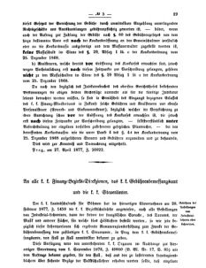 Verordnungsblatt für den Dienstbereich des K.K. Finanzministeriums für die im Reichsrate vertretenen Königreiche und Länder 18770509 Seite: 3